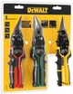 Zestaw nożyc do blachy DeWalt ERGO Aviation 255 mm 3 szt (DWHT14676-0) - obraz 3
