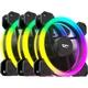 Комплект вентиляторів DARKFLASH DR11 3IN1 black 120mm 6PIN ARGB, контролер, пульт, Чорний - зображення 9
