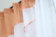 Кухонная занавеска VR-Textil № 114к ламбрекен и тюль персиковый с белым 280х170 см (52-0594) - изображение 4