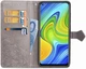 Чехол Vintage для Xiaomi Redmi Note 9 книжка кожа PU серый - изображение 4