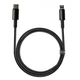 Кабель Baseus Tungsten Gold Fast Charging Type-C to Lightning PD 20W (1m) Black (CATLWJ-01) - изображение 1
