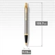 Кулькова ручка Parker IM Brushed Metal GT BP Тризуб 22232_TR - зображення 3