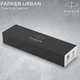 Ручка кулькова Parker URBAN Muted Black GT BP Тризуб на торці 30035_TR - зображення 4