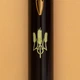 Ручка шариковая Parker IM Black GT BP Трезубец из колосков 22032_T059y Золотистый - изображение 2
