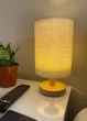 Настольная лампа на деревянной подставке USB лампа прикроватная LED лампа - изображение 5