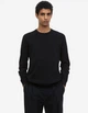 Джемпер H&M М0127256 (05643582) колір чорний S - изображение 1