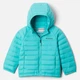 Куртка демісезонна Columbia Powder Lite Youth S Bright Geranium 6-7 років (116-122 см) бірюзовий (1802931-356-XS) - зображення 1