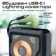 УМБ Promate TransMag-20Pro 10000 mAh, USB-A, USB-С кабель, Lightning коннектор, Qi, Black (transmag-20pro.black) - зображення 6