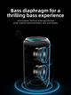 Портативная беспроводная Bluetooth-колонка TG-656 FM-радио/USB/TF с ремешком 8W Blue - изображение 3