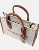 Cумка женская Michael Kors Mirella Small Logo Brown White MK5922418bl - изображение 6
