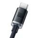 Кабель Baseus Crystal Shine Series Fast Charging Type-C 100W (1.2m) purple - изображение 5