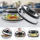 Вакуумна багаторазова кришка для продуктів Vacuum Food Sealer 19 см Чорна - зображення 2