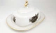 Масленка фарфоровая Gloria fine porcelain Bavaria Handwork Bayreuth Made in Germany Охота, h-9см, L-21см - изображение 2