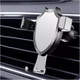 Гравітаційний автотримач телефону на дефлектор Metal Gravity Car Holder - изображение 1
