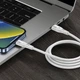 Кабель Proove Soft Silicone Type-C to Lightning 27W (1m) black - изображение 9