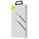Кабель Baseus Cafule Metal Lightning 2.4A (2m) white CALJK-B02 - изображение 4