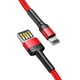 Кабель Baseus Cafule Lightning Special Edition 2.4A (1m) red/black - изображение 4