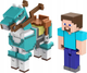 Набір фігурок Mattel Minecraft Steve and Armored (0194735032068) - зображення 2