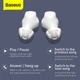 Наушники BLUETOOTH BASEUS Encok True Wireless Earphones WM01 (NGWM01-02) белые - изображение 6