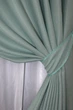 Комплект готовых штор VR-Textil Лен рогожка №774ш Голубой 150х300см 2 шт (30-558) - изображение 5