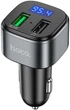 Автомобильный FM модулятор Hoco E67 18Wmax (QC3.0 + 2 USB + BT5.0) Black (34575) - изображение 5