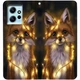 Чохол-книжка BoxFace для Xiaomi Redmi Note 12 4G Лисичка в Гірляндах (51645) - изображение 3