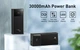 Внешний аккумулятор повербанк power bank Baseus Star-Lord Digital Display 30000mAh USB/Type-C, PD/QC, 22.5W/3A - изображение 7