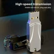Флеш накопитель-память Mi в металлическом корпусе USB3.0 + переходники TYPE-C+Micro USB 1TB 382 Black - изображение 4