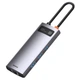 USB-хаб Baseus Metal Gleam Series 6-in-1 Type-C gray - изображение 11