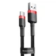 Кабель Baseus Cafule Type-C Cable 2A (3m) red/black - зображення 1