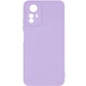 Чехол Fiji Full Soft Premium для Xiaomi Redmi Note 12S противоударный бампер с микрофиброй Violet - изображение 1