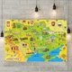 Плакат "Карта України" з наклейками (КП-001) KP-001 - зображення 8