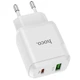 Зарядное устройство Hoco USB /Type-C PD/QC с кабелем Type-C - Lightning N5 White (N5) - изображение 3