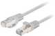 Patchcord Lanberg FTP Cat 6 0.25 m Grey (5901969418798) - obraz 1