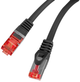 Patchcord Lanberg FTP Cat 6 1.5 m Black (5901969434118) - obraz 1