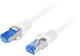 Patchcord Lanberg FTP Cat 6 2 m White (5901969436280) - obraz 1