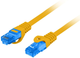 Patchcord Lanberg S/FTP Cat 6a 1.5 m Orange (5901969424829) - obraz 1