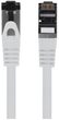 Patchcord Lanberg S/FTP Cat 8 0.5 m Grey (5901969437898) - obraz 1