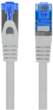 Patchcord Lanberg S/FTP Cat 6a 0.25 m Grey (5901969435092) - obraz 1