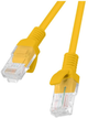 Patchcord Lanberg UTP Cat 5e 20 m Orange (5901969422825) - obraz 1