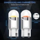 Светодиодная лампочка автомобильная T10 W5W LED COB лампы/огни/габариты 1 шт. Кристально-синий - изображение 6