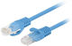 Патч-корд Lanberg UTP Cat 6 0.25 м Blue (5901969435887) - зображення 1