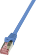 Patchcord LogiLink Cat 6 S/FTP 7.5 m Blue (4052792021455) - obraz 1