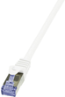 Patchcord LogiLink Cat 6a S/FTP 30 m White (4052792020151) - obraz 2