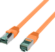 Патч-корд LogiLink Cat 6 S/FTP 0.25 м Orange (4052792021561) - зображення 1