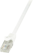 Патч-корд LogiLink Cat 6 U/UTP 3 м White (4052792023619) - зображення 1