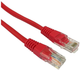 Patchcord Netrack Cat 6 UTP 0.25 m Red (5908268778455) - obraz 2