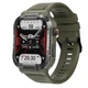 Розумний водонепроникний смарт годинник Smart Watch Lemfo MK66 оливковий спортивний олива хакі - изображение 1