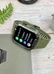 Розумний водонепроникний смарт годинник Smart Watch Lemfo MK66 оливковий спортивний олива хакі - изображение 5