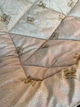 Одеяло зимнее из овечьей шерсти 180х215 см бежевое pure wool - изображение 2